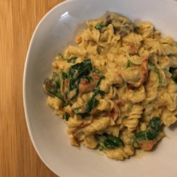 Creamy Sun Dried Tomato Vegan Alfredo