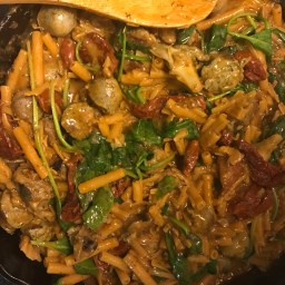 Chicken Sausage Lentil Pasta