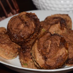 Vegan Avocado Cinnamon Muffins