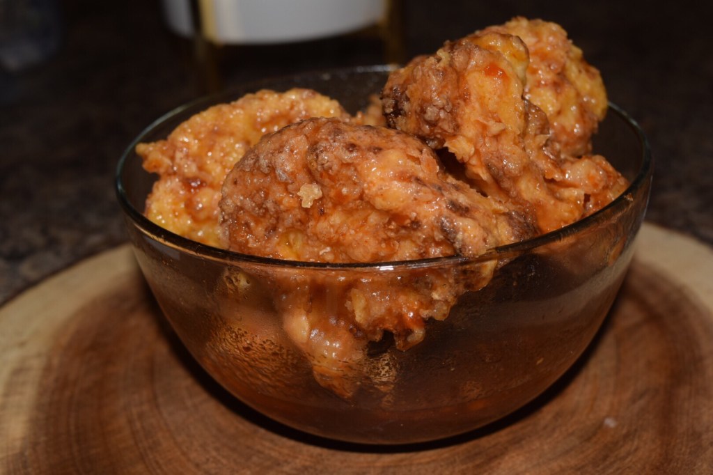 Sweet and spicy cauliflower wings 
