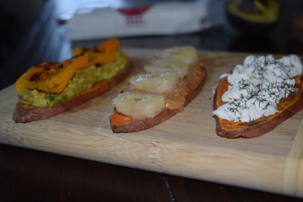 Sweet potato toast flavor combos 